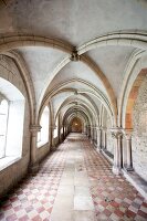 Arcades and Cloister in Benedictine Monastery, St. Emmeram Castle, Germany