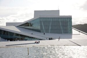 Norwegen, Oslo, Oper, Außenansicht 