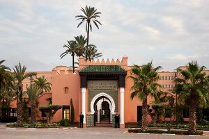 Marokko, Marrakesch, Hotel La Mamounia, Eingang