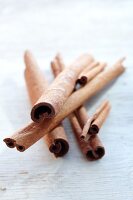 Close-up of cinnamon sticks