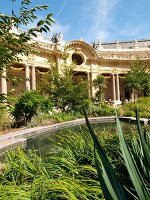 Courtyard of Petit Palais Museum in Paris, France