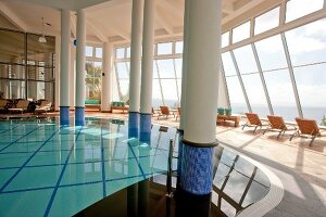 Indoor pool of Kempinski Hotel Barbaros Bay in Turkey