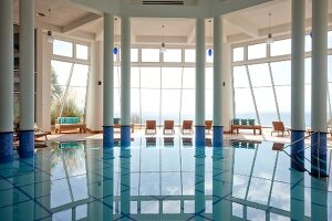 Indoor pool of Kempinski Hotel Barbaros Bay in Turkey