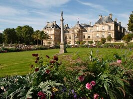 View of Jardin du Luxembourg in Paris, France