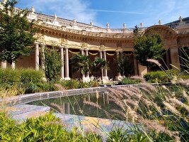 Courtyard of Petit Palais Museum in Paris, France