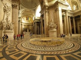 Foucault Pendulum at Pantheon in Paris, France