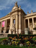 Exterior of Grand Palais Museum in Paris, France