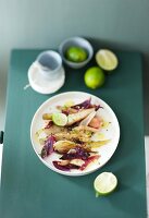 Braised fennel with limes