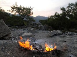 Lykien: Natur, Feuer von Yanartas 