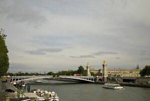 View of Pont Alexandre III, Paris, France