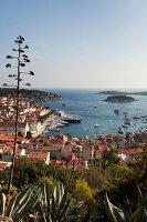 View of Hvar coast in Croatia