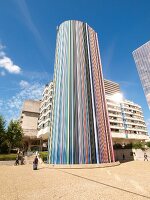 Paris: La Défense, Bürotürme, Himmel blau