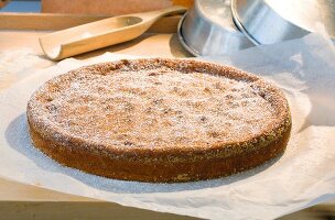 Kuchen, Topfen-Nuss-Kuchen