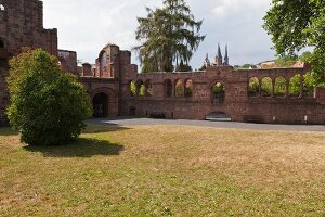Ruins of Imperial Palace in Gelnhausen, Hesse, Germany