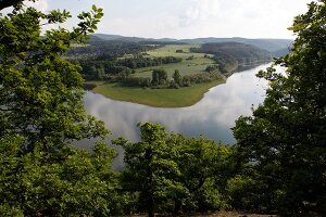 Deutschland, Hessen, Kellerwald, Edersee