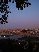 View of Bosphorus cityscape at evening, Istanbul, Turkey