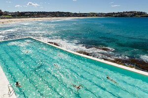 Australien, New South Wales, Sydney, Bondi Beach, Pool Iceberg
