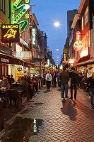 Amsterdam, Leidseplein, Restaurants, Bars, Menschen, abends