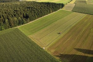 Chiemgau, Bayern, am Chiemsee, Söllhuben, Riedering, Luftaufnahme