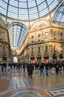 Mailand, Galleria Vittorio Emanuele II, Einkaufsgalerie, überdacht