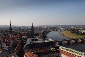 View of Elbe, Dresden, Saxony, Germany