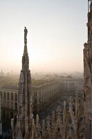 View of cityscape and Milan Cathedral at Milan, Italy