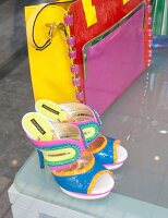 Beirut Souks Shopping, Schuhgeschäft High-Heels, Tasche