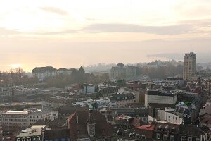 Cityscape of Lausanne, Canton of Vaud, Switzerland