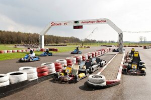 Castle Dankern kart track in Haren, Lower Saxony, Germany