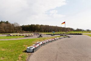 Castle Dankern kart track in Haren, Lower Saxony, Germany