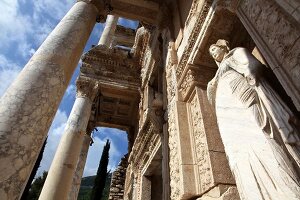 The library of Celsus at Ephesus in Selcuk, Turkey
