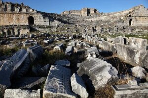 View of ruins of Miletus in Ayd?n Province, Turkey