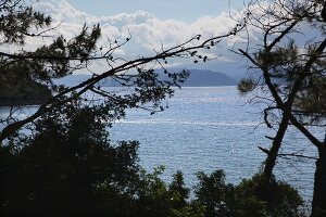 View of landscape in Dilek Peninsula National Park, Turkey