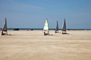 Dänemark, Fanö, Strand, Himmel, Meer , Strandsegler