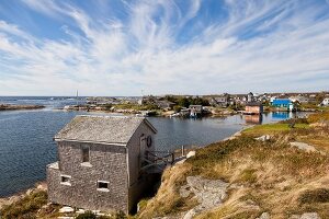 View of Village near Halifax, Nova Scotia, Canada