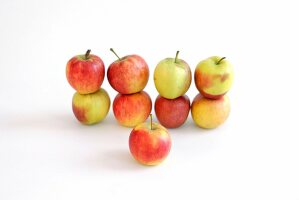 diverse Äpfel, Freisteller, X 