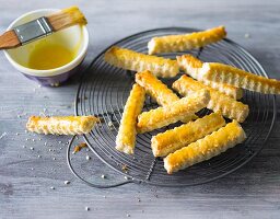 Backen mit Stevia: Mandelstangen