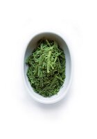 Matcha-Sencha-Mix, grün, grüner Tee, Teeblätter
