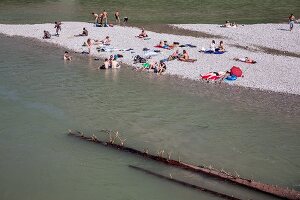 Deutschland, München, Isaraue, zwischen Praterinsel und Museumsinsel