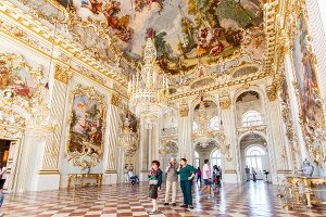 Deutschland, München, Schloss Nymphenburg, Festsaal