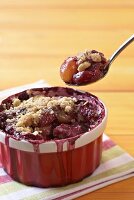 Cherry Cobbler (Auflauf mit Kirschen, USA)