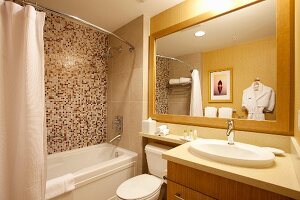 Bathroom Interior in the Watermark Beach Resort in Osoyoos Bristish Columbia