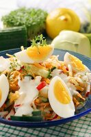 Vegetable salad with eggs (Palatinate, Germany)