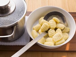 Gekochte Gnocchi