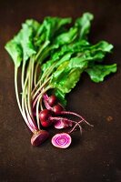 Beetroot with leaves