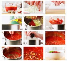 Making tomato sauce (English Voice-Over)