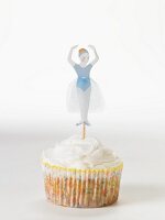 Vanilla Cupcake with Ballerina Decoration