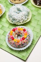 Frosted Doughnut with Sprinkles and Candies;Assorted Doughnuts