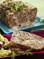 Meat terrine made with three type of meat