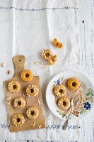Pumpkin biscuits with pistachios and almonds